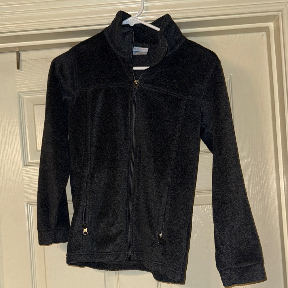 Kids Gray Columbia Fleece Jacket